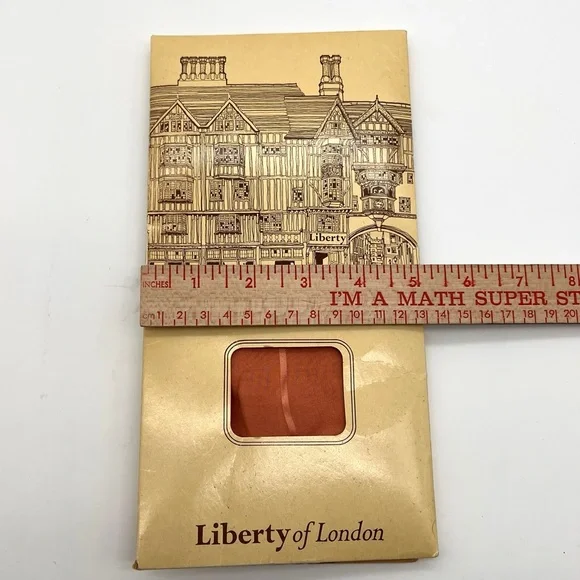 Liberty of London 100% Silk Coral Scarf Italy NWT - Picture 9 of 16